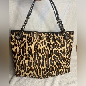Kate Spade ♠️ Leopard Calf Hair Tote
